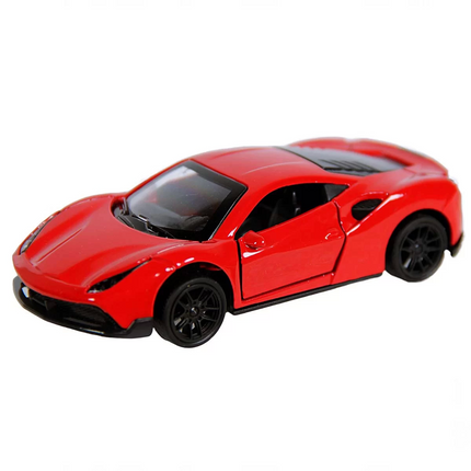 Metal Pull Back Sports Car 4311B