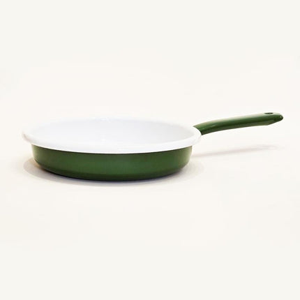 Enamel Pan 20 cm Green