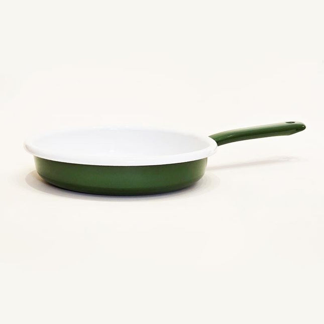 Enamel Pan 20 cm Green