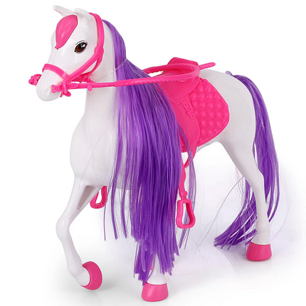 Jasmine Horse Baby White-Pink