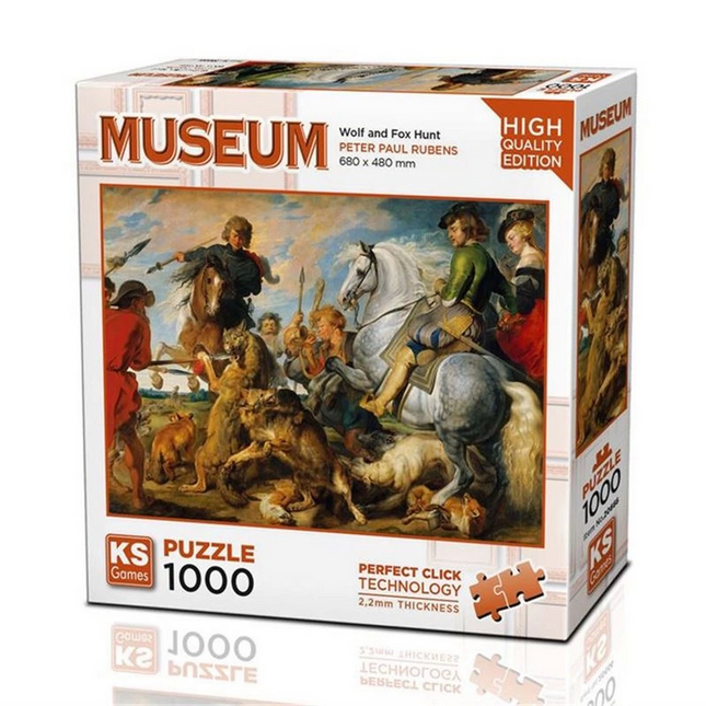 Ks Games Wolf and Fox Hunt Puzzle 1000 Pieces 20666