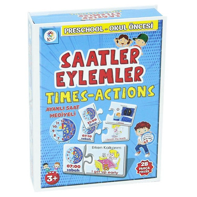 English-Turkish Times and Actions