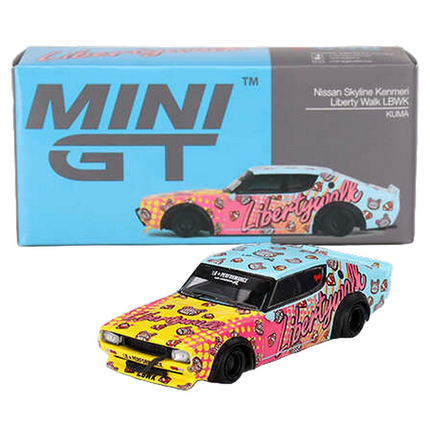 Mini GT 1/64 Nissan Skyline Kenmeri Liberty Walk LBWK KUMA