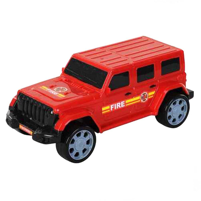 Boxed Fire Truck Jeep Play Set