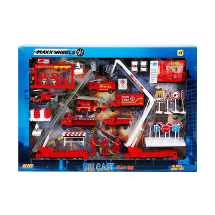 Sunman 1:87 Metal Play Set 40 Pieces