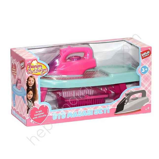 Birlik Toy Boxed Ironing Board Set Pink