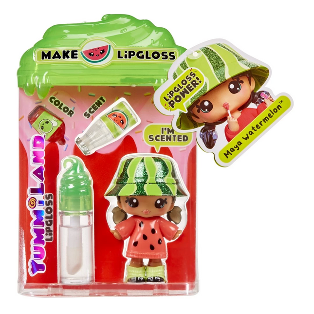 Yummiland Maya Watermelon Doll and Lip Gloss
