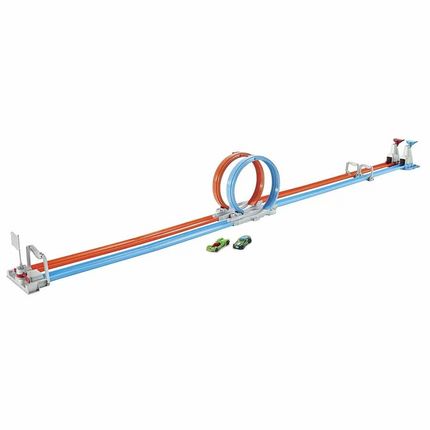 Hot Wheels Double Hoop Sprint Track Set GFH85