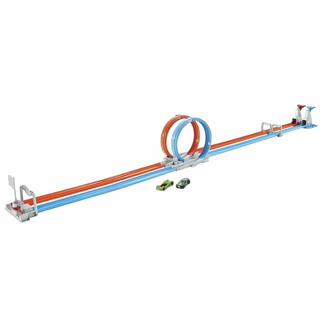 Hot Wheels Double Hoop Sprint Track Set GFH85