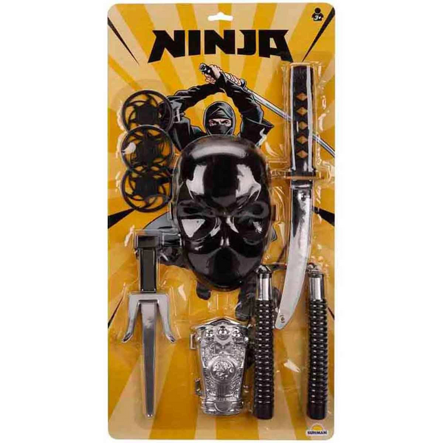 Ninja Masked Warrior Set 8 Pieces