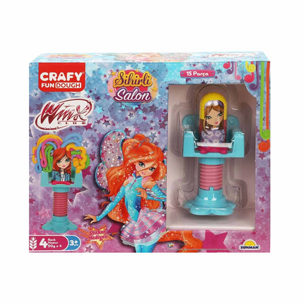 Crafy Winx Magic Salon Play Dough Set 15 Pieces