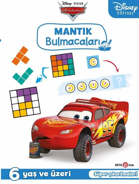 Disney Educational Cars Sticker Logic Puzzles