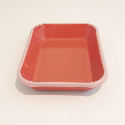 Enamel Appetizer Plate Tile 27 x 19 cm