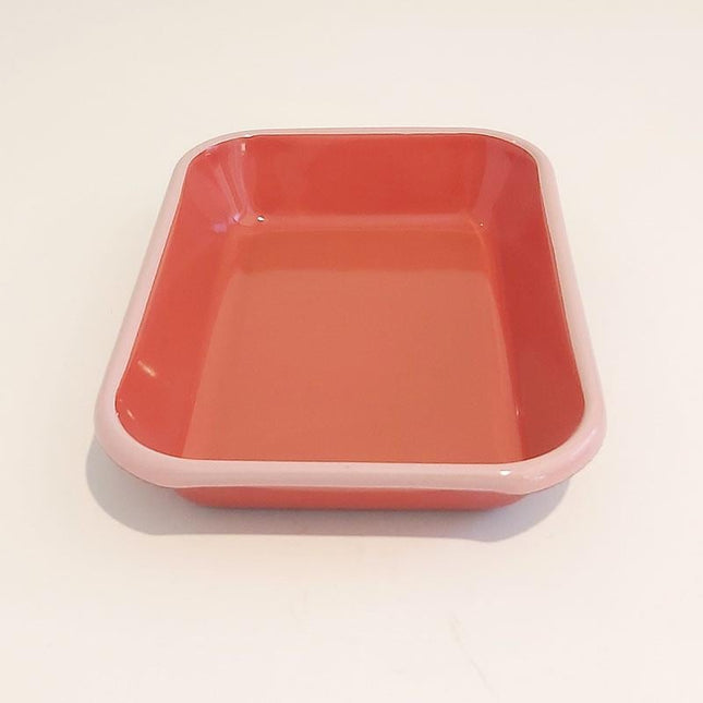 Enamel Appetizer Plate Tile 27 x 19 cm