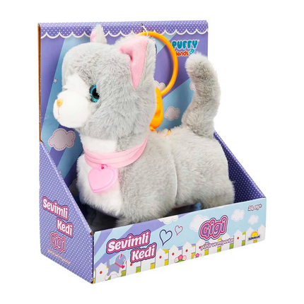 Cute Cat Gigi with Sound and Motion