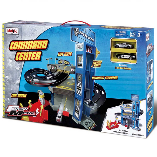 Maisto Command Center Garage Vehicle Playset