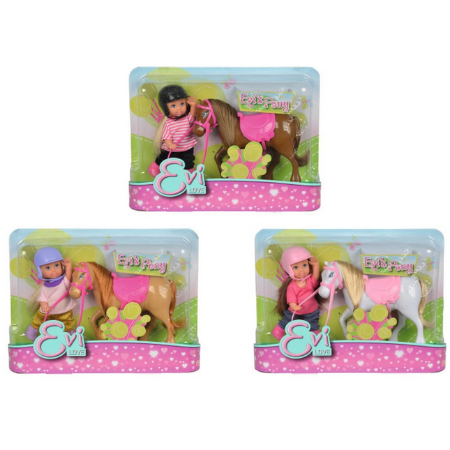 Evi Riding a Horse 12 cm SMB-105737464