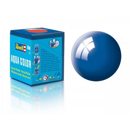 Aqua Color Blue - Gloss Paint - 18 ml
