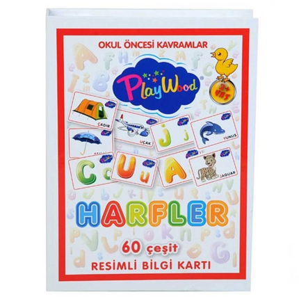 Playwood Educational Picture Flashcard Letters