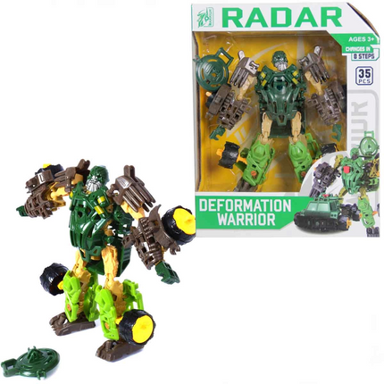 Deformation Warrior Robot Transforming Car