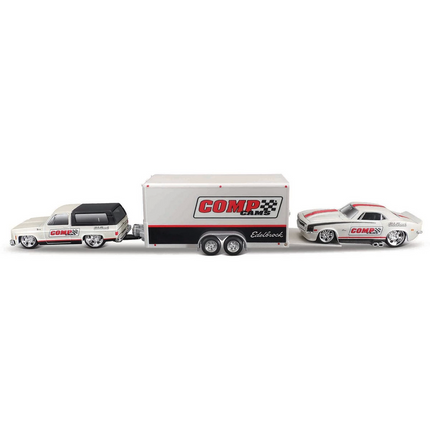 Maisto 1/64 Design Series Racing Team Trailer and Vehicle Set