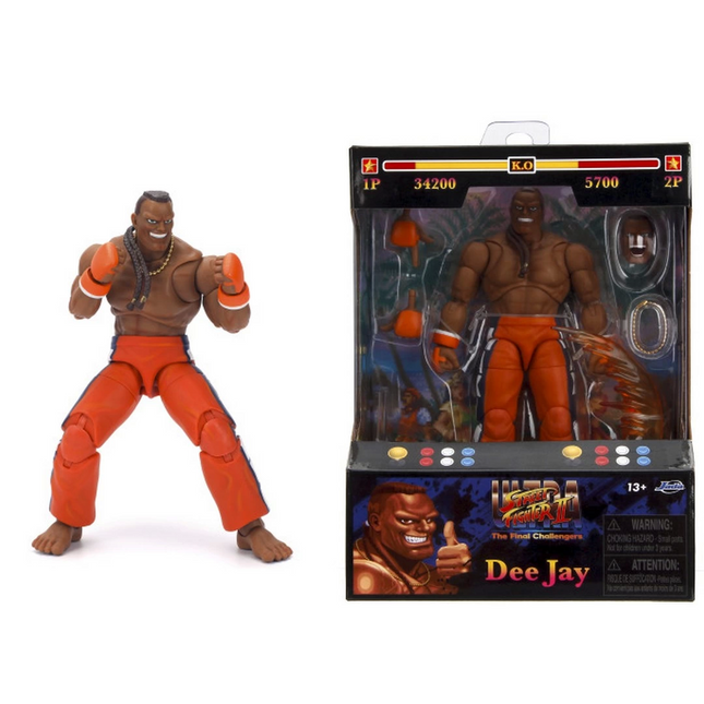 Jada Street Fighter II Dee Jay Figure