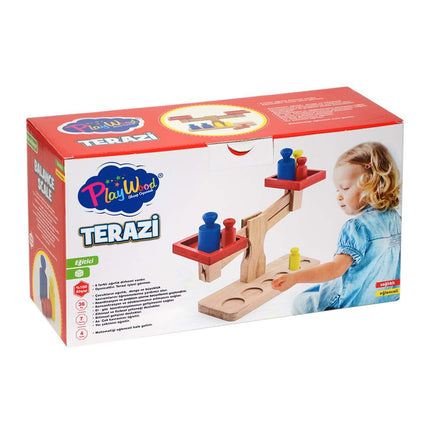 Wooden Scale with Box