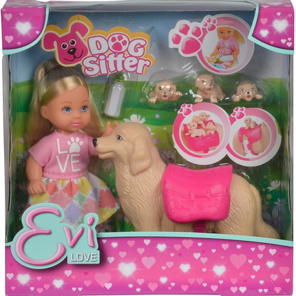 House Dog and Her 3 Puppies SMB-105733072