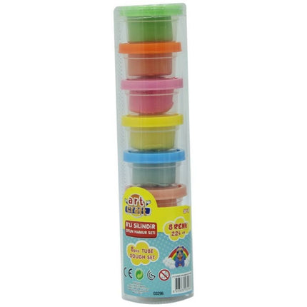 Dede 8-Piece Cylinder Play Dough Set