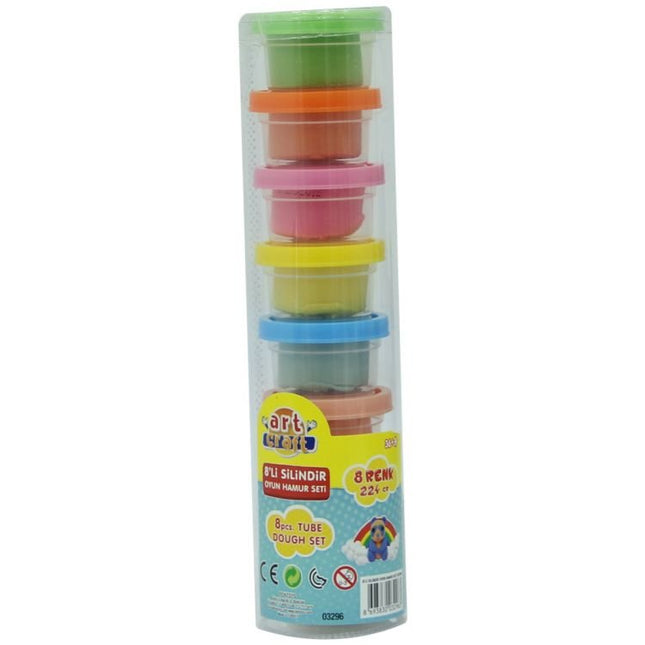 Dede 8-Piece Cylinder Play Dough Set