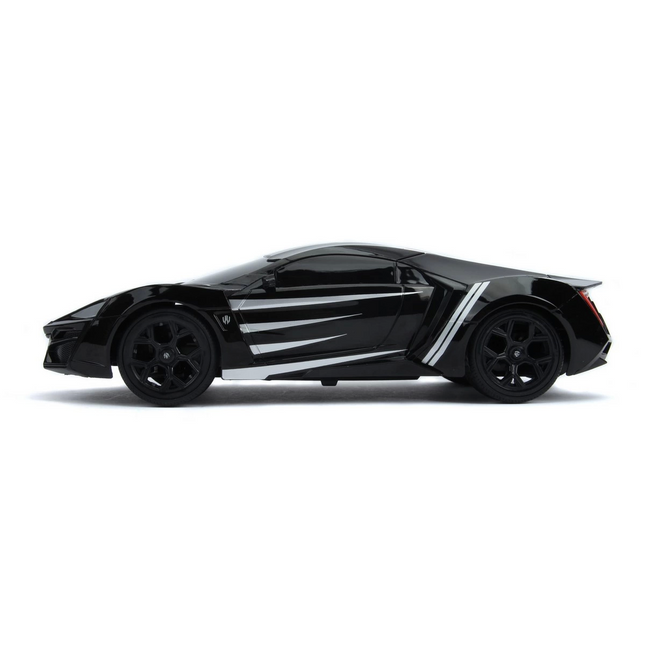 1:16 Jada Toys Marvel Black Panther Lykan Hypersport Remote Control Car