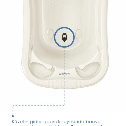 Babyjem 5 Parça Bebek Banyo Küvet Seti Kum Beji