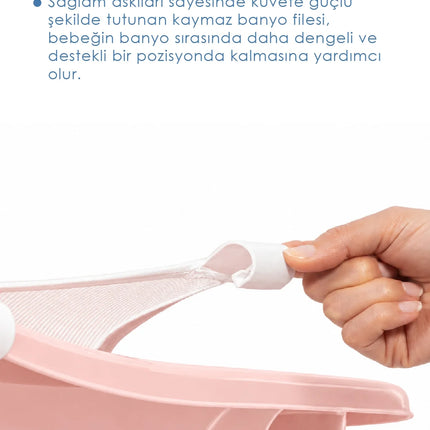 Babyjem 5 Parça Bebek Banyo Küvet Seti Pembe