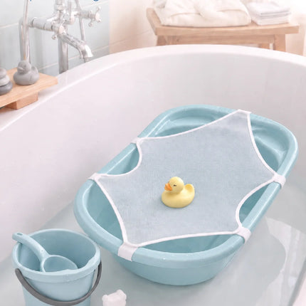 Babyjem 5 Parça Bebek Banyo Küvet Seti Soft Mavi