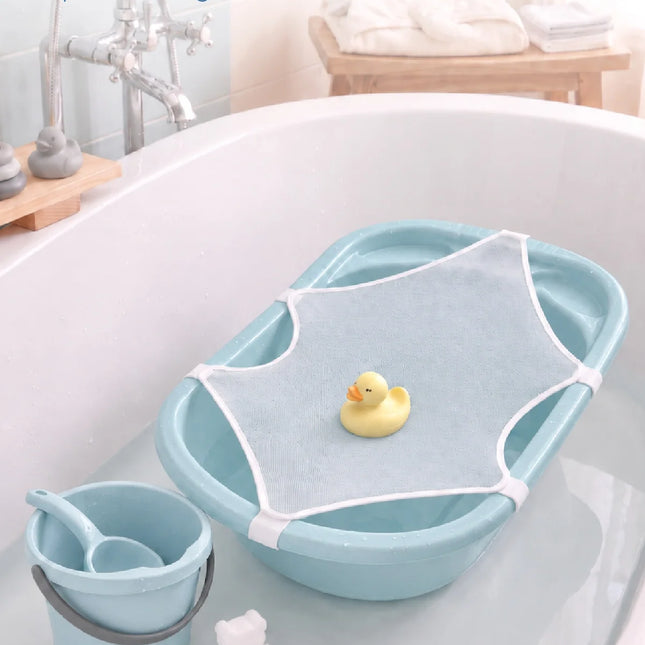 Babyjem 5 Parça Bebek Banyo Küvet Seti Soft Mavi