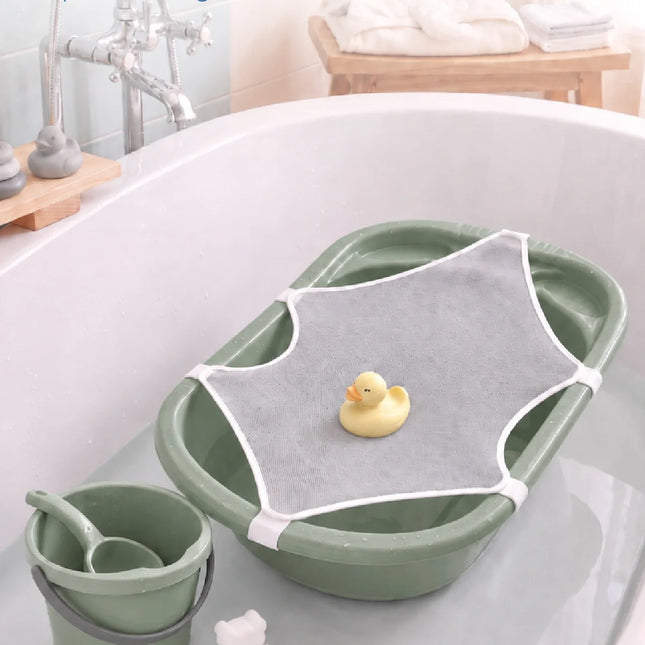 Babyjem 5 Parça Bebek Banyo Küvet Seti Soft Yeşil