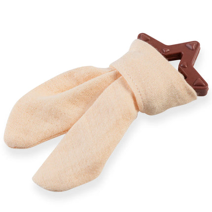 Babyjem Silikon Diş Kaşıyıcılı Müslin Mama Önlüğü Somon