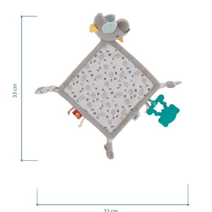 Babyjem 926 Birdy Diş Kaşıyıcılı + Silikon Emzik Hediyeli Uyku Arkadaşım Kahve