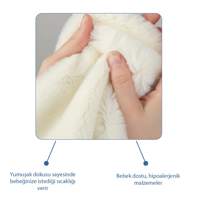 Babyjem 926 Birdy Diş Kaşıyıcılı + Silikon Emzik Hediyeli Uyku Arkadaşım Mavi 