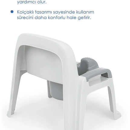 Babyjem Afacan Lazımlık Ergonomik Tuvalet Eğitimi Yardımcısı Kum Beji