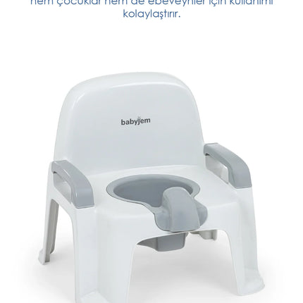 Babyjem Afacan Lazımlık Ergonomik Tuvalet Eğitimi Yardımcısı Kum Beji