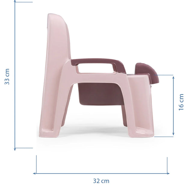 Babyjem Afacan Lazımlık Ergonomik Tuvalet Eğitimi Yardımcısı Soft Pembe