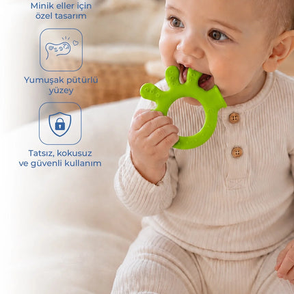 Babyjem Ahtapot Diş Kaşıyıcı Açık Yeşil