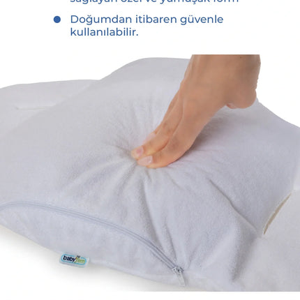 Babyjem Ana Kucağı Bel Desteği Havlu Beyaz