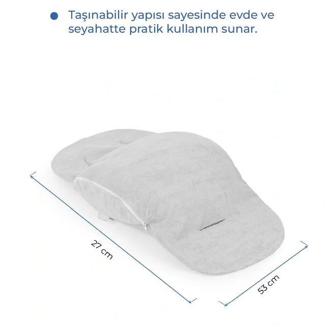 Babyjem Ana Kucağı Bel Desteği Havlu Beyaz