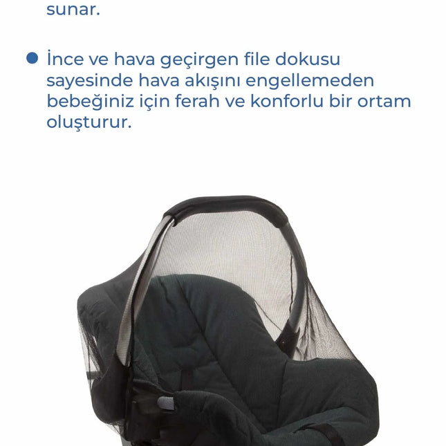 Babyjem Ana Kucağı Sinekliği Siyah