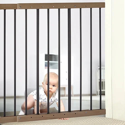 Babyjem Ayarlanabilir Ahşap Demir Destekli Güvenlik Kapısı