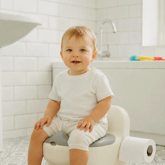 Babyjem Bebeğimin İlk Tuvaleti Sifon Sesli Lazımlık Oturak Kum Beji