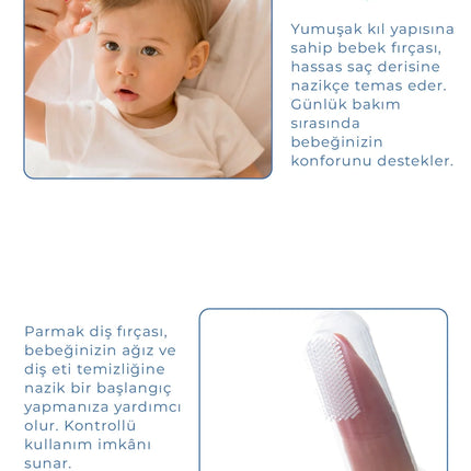 Babyjem Çantalı Bebek Bakım Bakım Seti 7 Parça Pembe