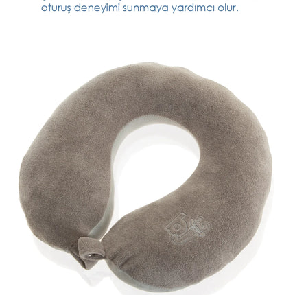 Babyjem Bebek Boyun Koruyucu Yastık Gri